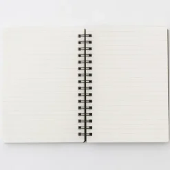 Double Ringed Ruled Notebook with Strap