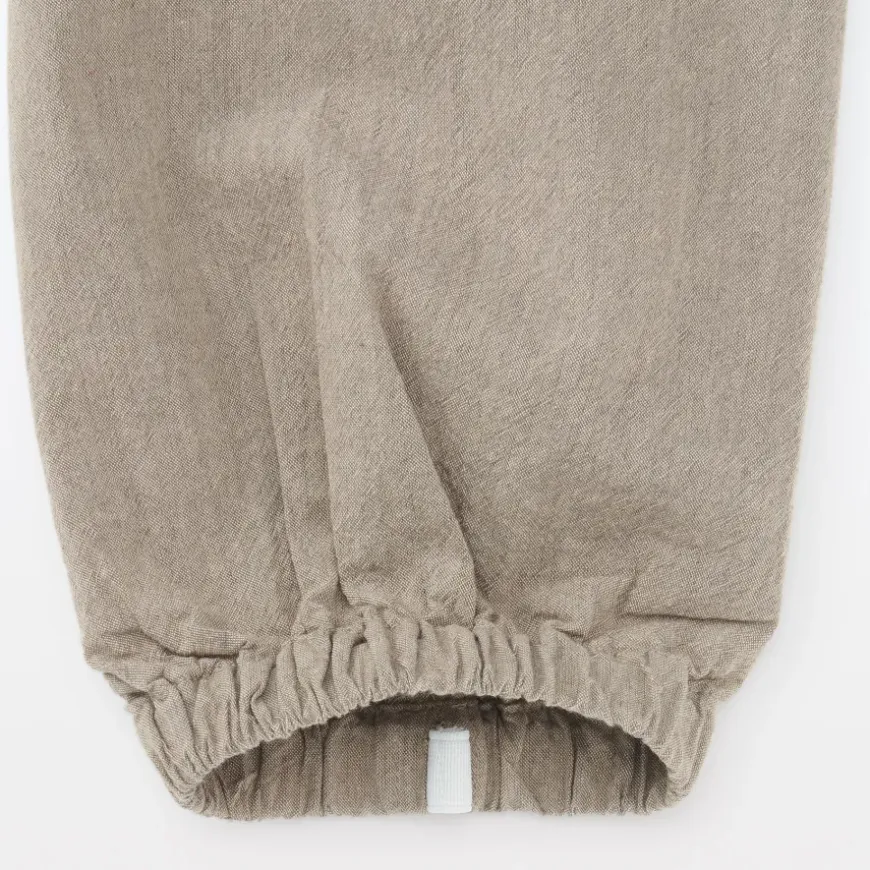 Easy Fit Long Sleeve Apron - Dark Beige