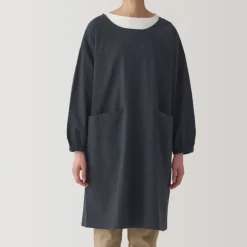 Easy Fit Long Sleeve Apron - Dark Gray