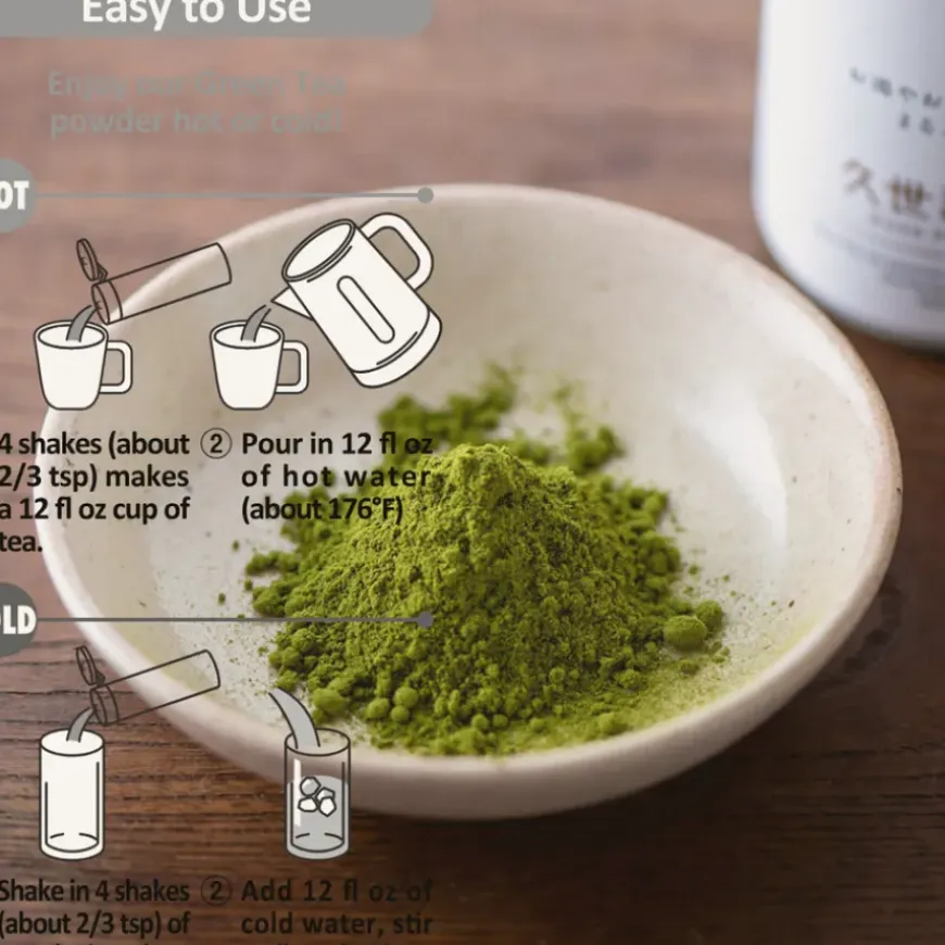 Green Tea Powder 2.4 oz