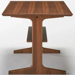 [HD] Living Dining Table 2 - Walnut