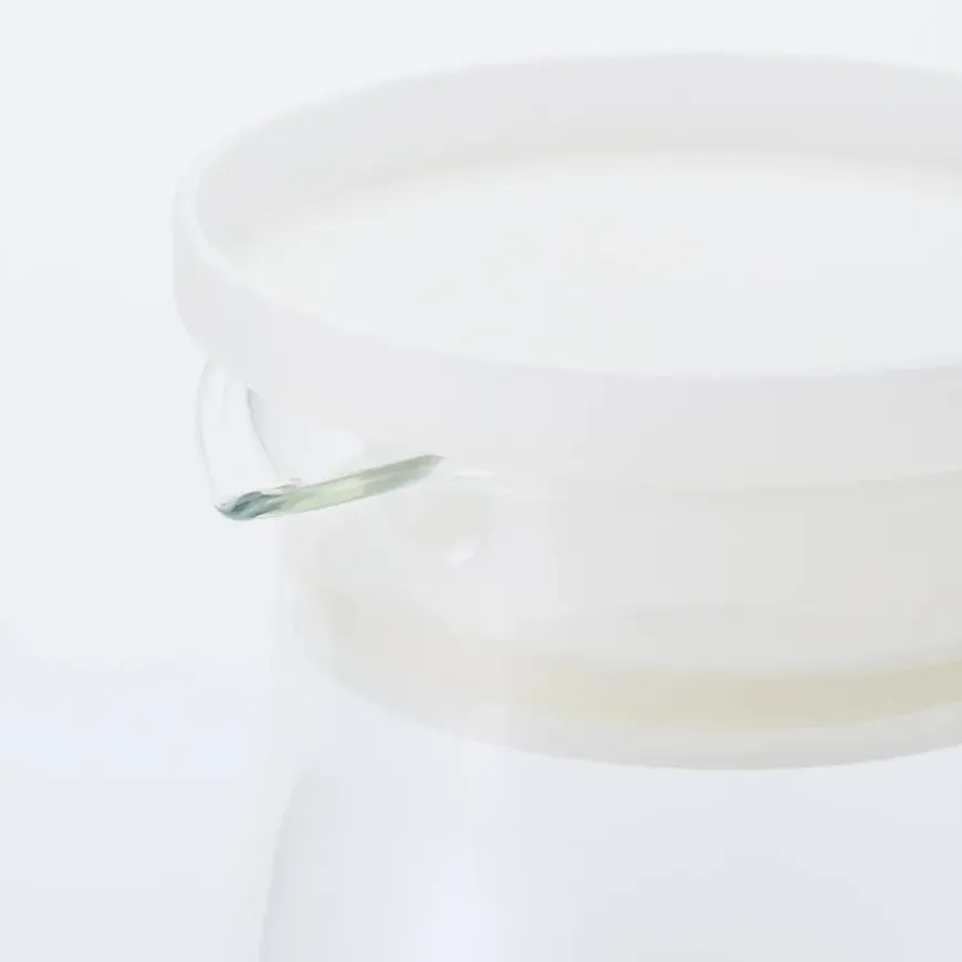 Heat Resistant Glass Round Pitcher