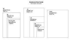 High Quality Paper Open-Flat Lined Dotted Notebook