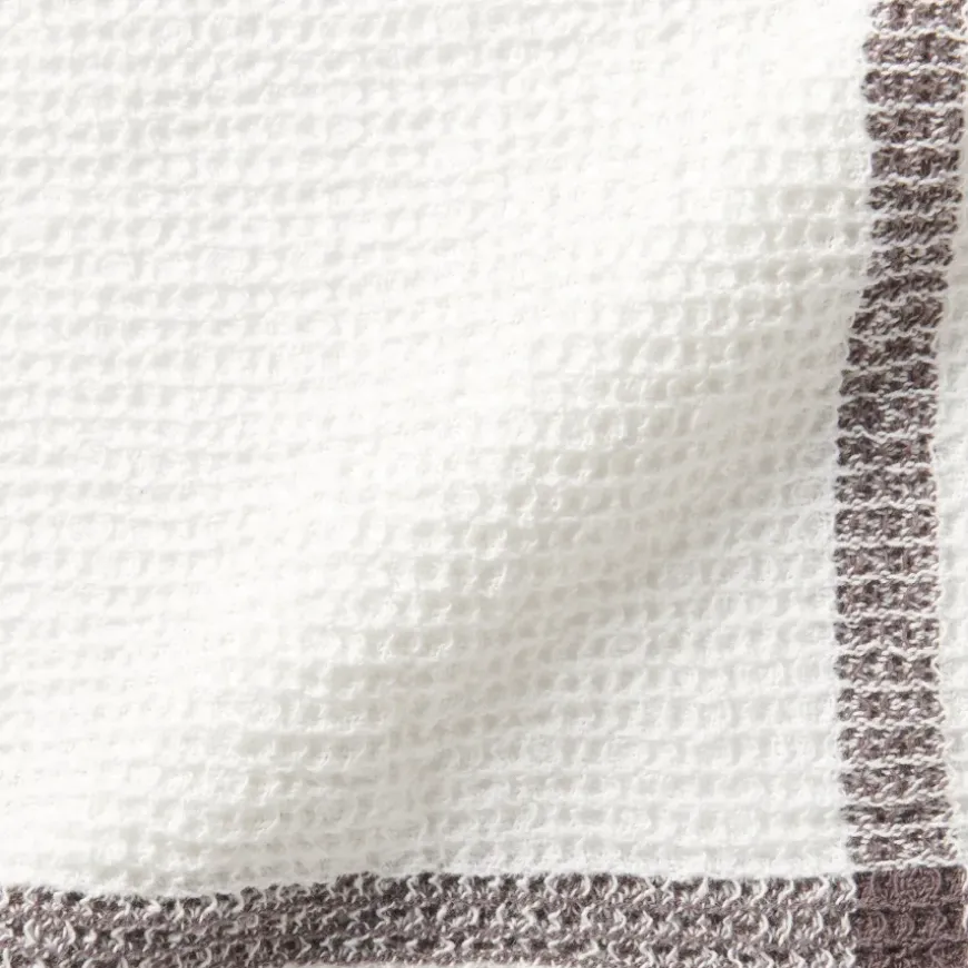 Indian Cotton Waffle Weave Multipurpose Cloth - Brown