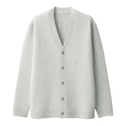 Labo Men's Milled Wool V Neck Cardigan
