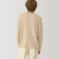 Labo Men's Natural Cashmere Crew Neck Sweater