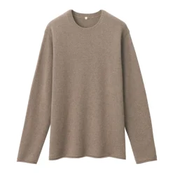 Labo Men's Natural Cashmere Crew Neck Sweater