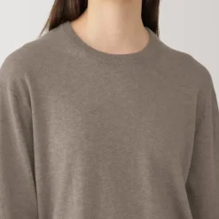 Labo Women's Natural Cashmere Crew Neck Sweater