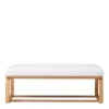 Living Dining Bench 1 - Oak (Cover Sold Separately)