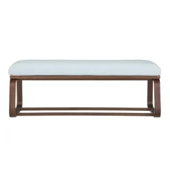 Living Dining Bench 1 - Walnut (Cover Sold Separately)