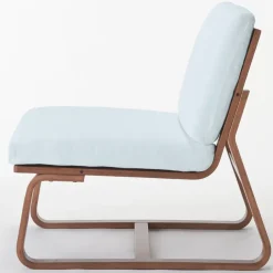 Living Dining Sofa Chair - Walnut (Cover Sold Separately)