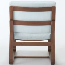 Living Dining Sofa Chair - Walnut (Cover Sold Separately)