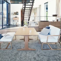 Living Dining Sofa Chair - Oak (Cover Sold Separately)
