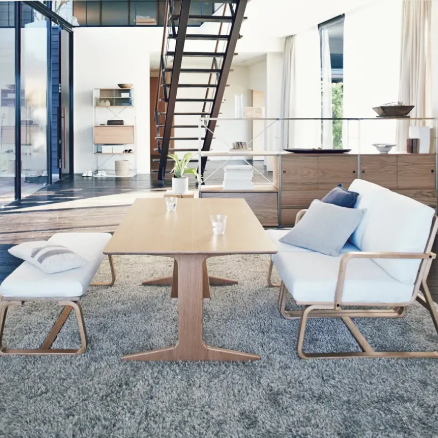 Living Dining Sofa Chair - Oak (Cover Sold Separately)
