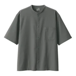 Men's Breathable Half Sleeve Collar Shirt