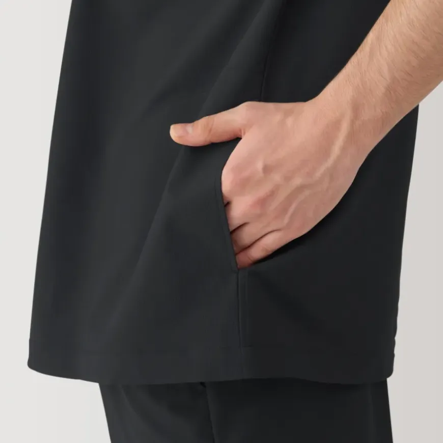 Men's Breathable Half Sleeve Collar Shirt