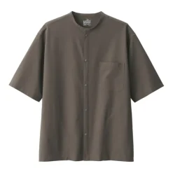 Men's Breathable Half Sleeve Collar Shirt