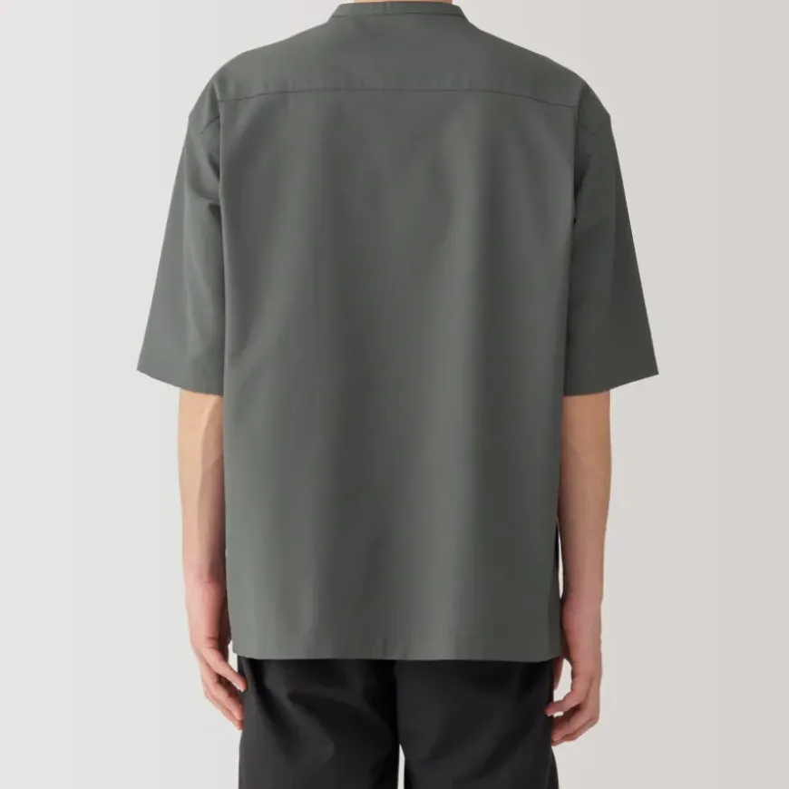 Men's Breathable Half Sleeve Collar Shirt
