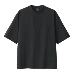 Men's Breathable Half Sleeve Collar Shirt