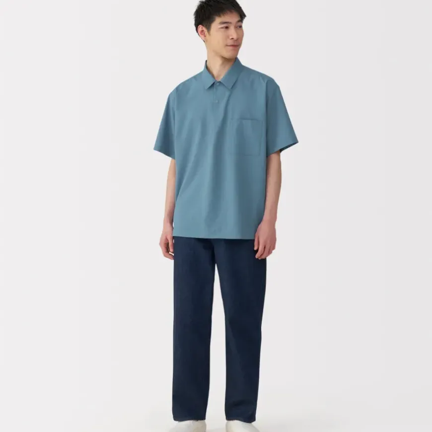 Men's Breathable Short Sleeve Polo Shirt
