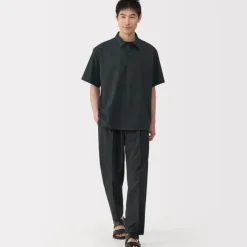 Men's Breathable Short Sleeve Polo Shirt