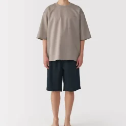 Men's Breathable Short Sleeve Loungewear Set