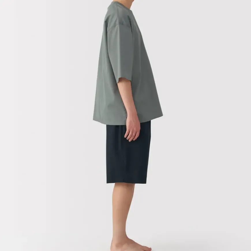 Men's Breathable Short Sleeve Loungewear Set