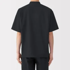 Men's Breathable Stand Collar Short Sleeve Shirt