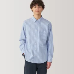 Men's Broadcloth Striped Long Sleeve Shirt