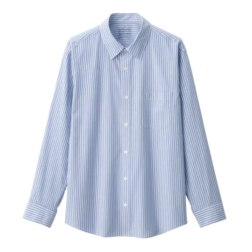 Men's Broadcloth Striped Long Sleeve Shirt