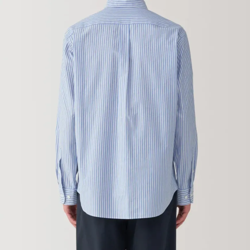 Men's Broadcloth Striped Long Sleeve Shirt
