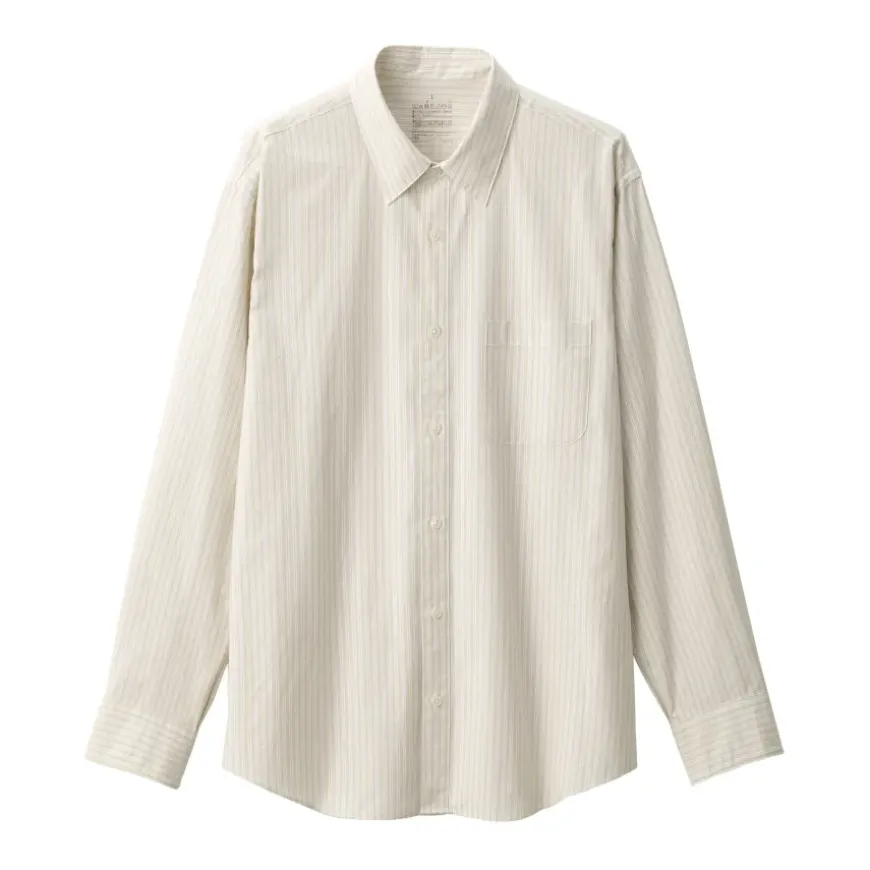 Men's Broadcloth Striped Long Sleeve Shirt