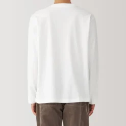 Men's Brushed Crew Neck Long Sleeve T-Shirt