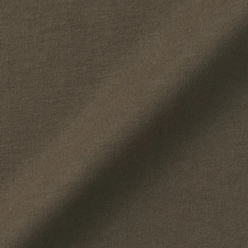 Men's Brushed Crew Neck Long Sleeve T-Shirt