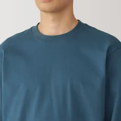 Men's Brushed Crew Neck Long Sleeve T-Shirt