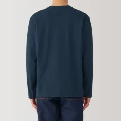 Men's Brushed Crew Neck Long Sleeve T-Shirt