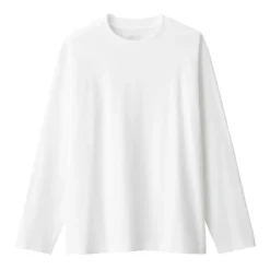 Men's Brushed Crew Neck Long Sleeve T-Shirt