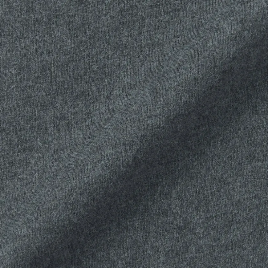 Men's Brushed High Neck Long Sleeve T-Shirt