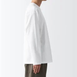 Men's Brushed Jersey Crew Neck Long Sleeve T-Shirt