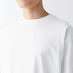 Men's Brushed Jersey Crew Neck Long Sleeve T-Shirt