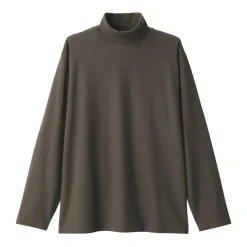 Men's Brushed Turtleneck Long Sleeve T-Shirt