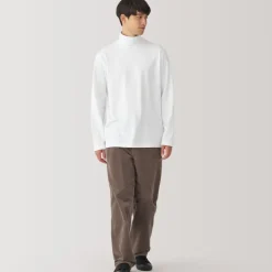 Men's Brushed Turtleneck Long Sleeve T-Shirt