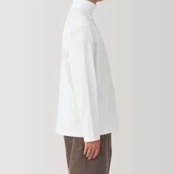 Men's Brushed Turtleneck Long Sleeve T-Shirt