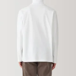 Men's Brushed Turtleneck Long Sleeve T-Shirt