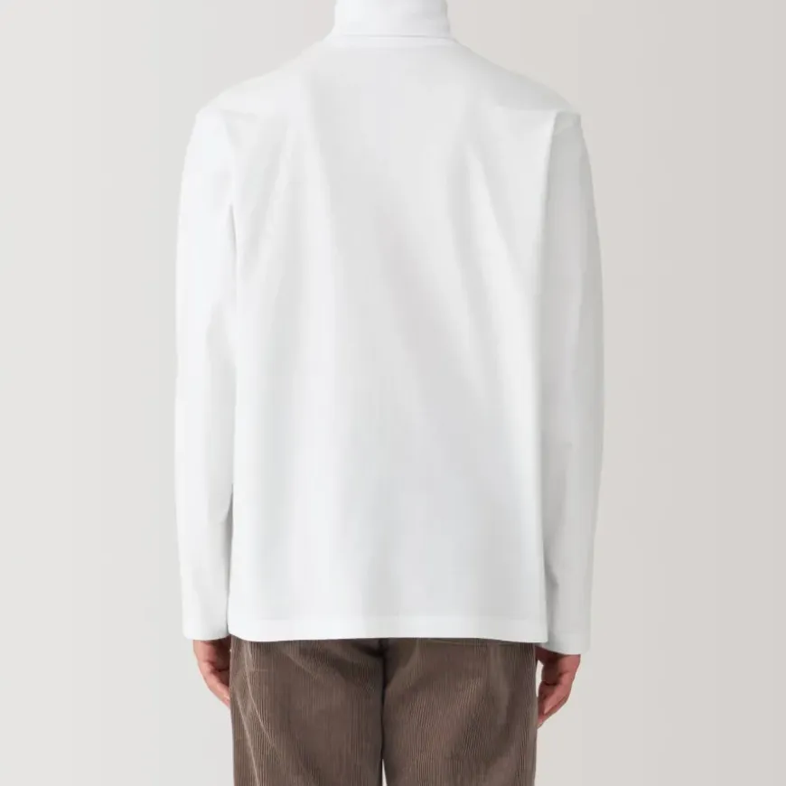 Men's Brushed Turtleneck Long Sleeve T-Shirt