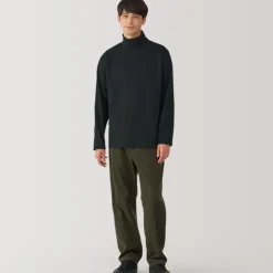 Men's Brushed Turtleneck Long Sleeve T-Shirt