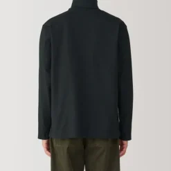Men's Brushed Turtleneck Long Sleeve T-Shirt
