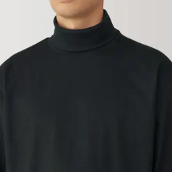 Men's Brushed Turtleneck Long Sleeve T-Shirt