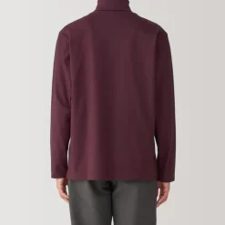 Men's Brushed Turtleneck Long Sleeve T-Shirt