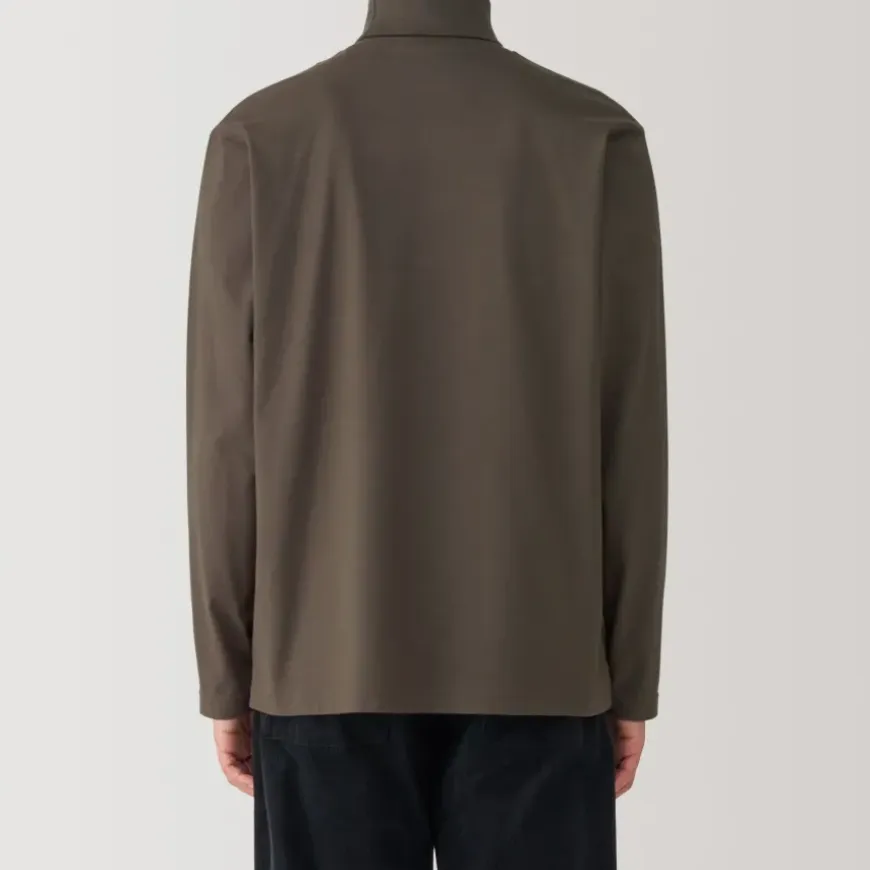 Men's Brushed Turtleneck Long Sleeve T-Shirt